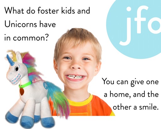 Braces for foster kids JFO unicorn summary